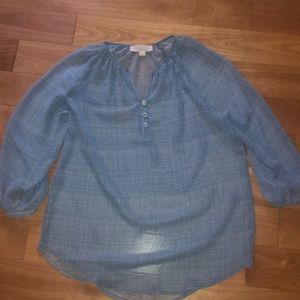 Olive&Oak Blue Blouse 3/4 sleeve